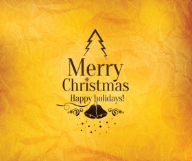 Vintage 2014 christmas background design vector 02