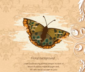 Vintage Spring floral background 13