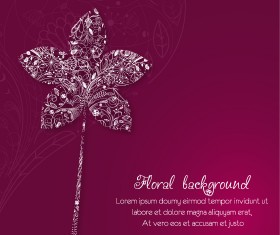 Vintage Spring floral background 31