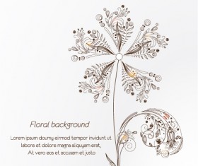 Vintage Spring floral background 32