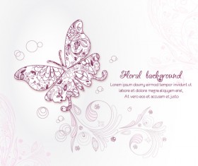 Vintage Spring floral background 38