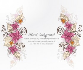 Vintage Spring floral background 42