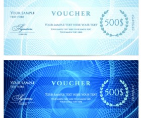 Voucher template vector design 01