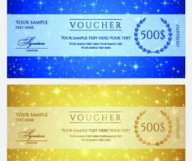 Voucher template vector design 03