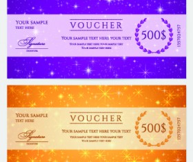 Voucher template vector design 04
