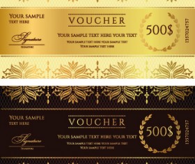 Voucher template vector design 05