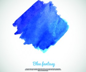 Watercolor splash backgrounds vector 02