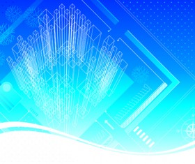 Fractal abstract background vector 05