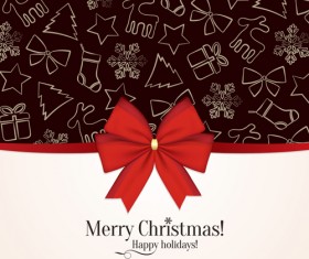 Beautiful christmas background set 01