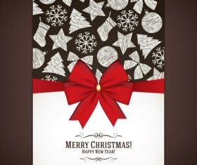 Beautiful christmas background set 04