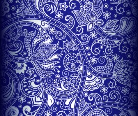 Floral decorative pattern background 08