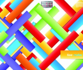 Lines vector background set 02