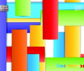 Lines vector background set 04