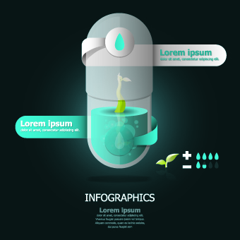 Infographic medical creative vector 04