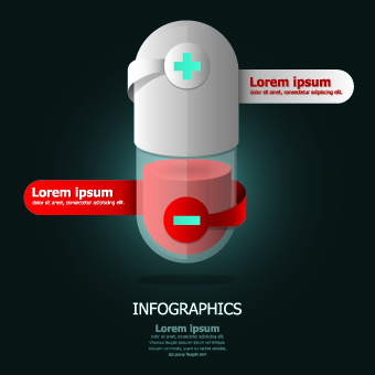 Infographic medical creative vector 05