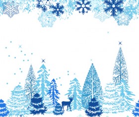2014 Winter vector background 01