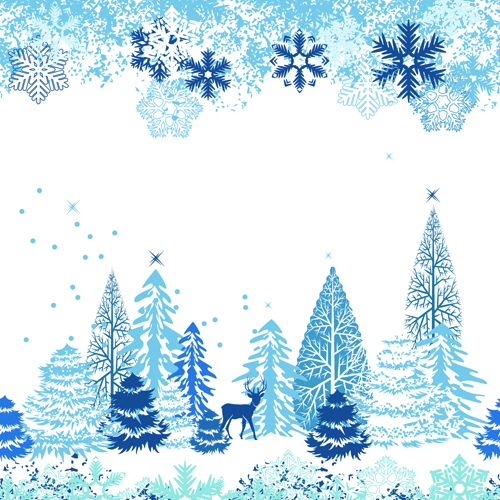 2014 Winter vector background 01