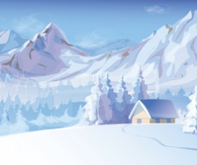 2014 Winter vector background 02