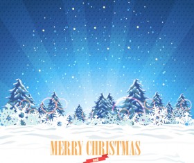 2014 Winter vector background 06