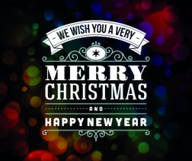 2014 Christmas Halation backgrounds vector