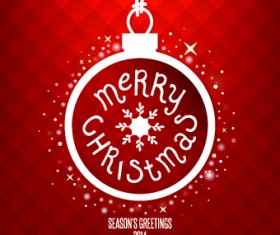 2014 Christmas creative vector background
