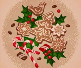 2014 Christmas vintage objects vector 01