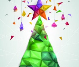 Creative Christmas tree design elements vector 05