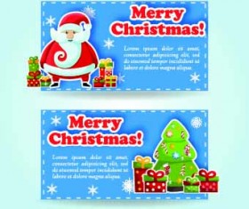 2014 Merry Christmas vector cards 01