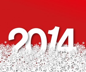 2014 New Year design background graphics 01