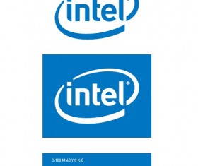 Intel logo vector