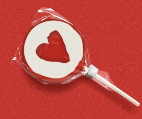 Heart Lollipop psd graphic