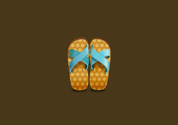 Slippers psd graphic