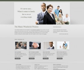 Creative Business website psd template