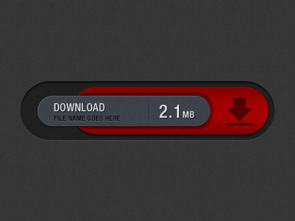 Free psd download button