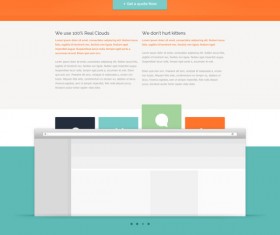 Cloud interface template