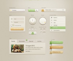 Vanilla Cream Style UI kit