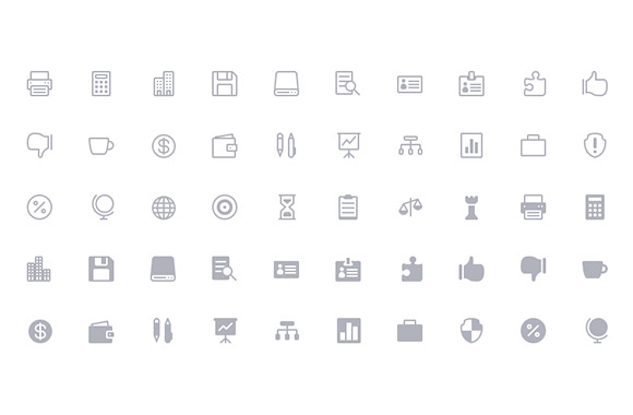 160 Kind Simple Line Icons
