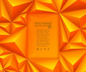 3D shapes background vector 02