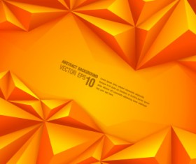 3D shapes background vector 03