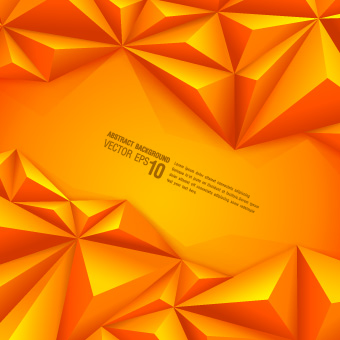 3D shapes background vector 03