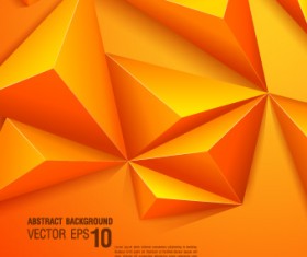 3D shapes background vector 04