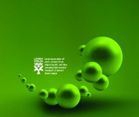 Vector 3D sphere background 02