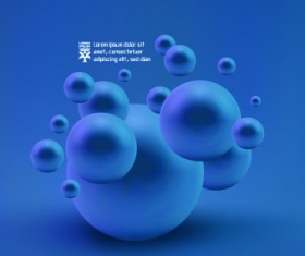 Vector 3D sphere background 05