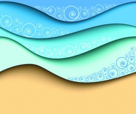 Abstract fashion backgrounds vector set 01