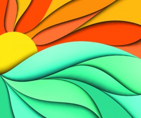 Abstract fashion backgrounds vector set 08