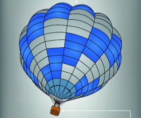 Hot Balloon Business template vector 05