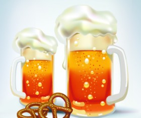 Beer design background vector 03