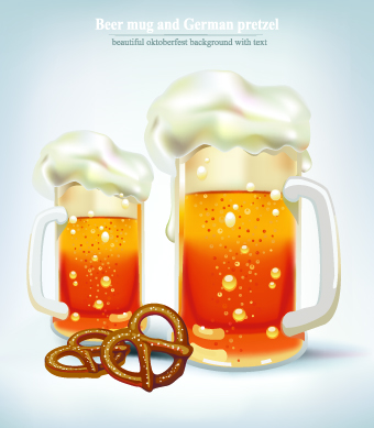 Beer design background vector 03