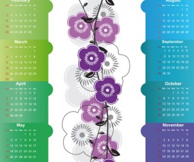 Calendar 2014 vector huge collection 60