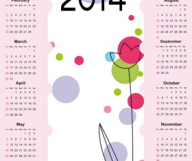 Calendar 2014 vector huge collection 61